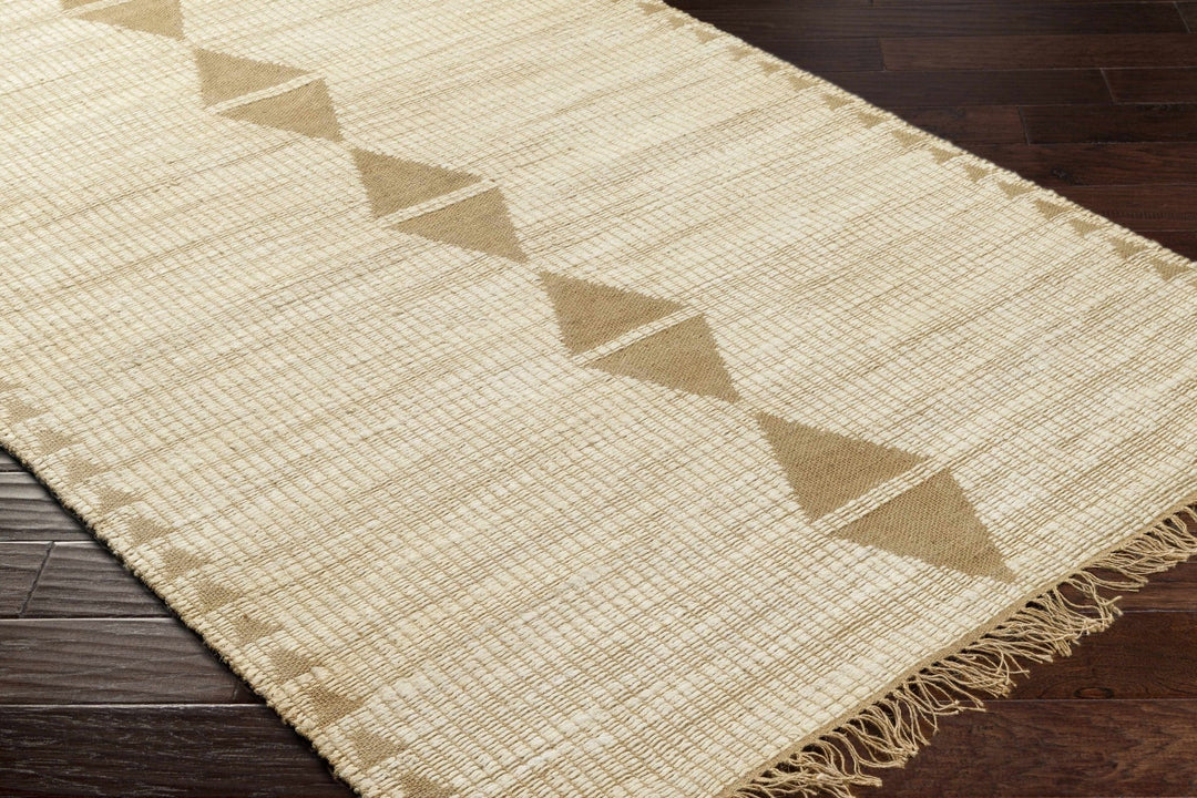 Marie Traditional Tan And Beige Hand Woven Rug - The Rug Decor