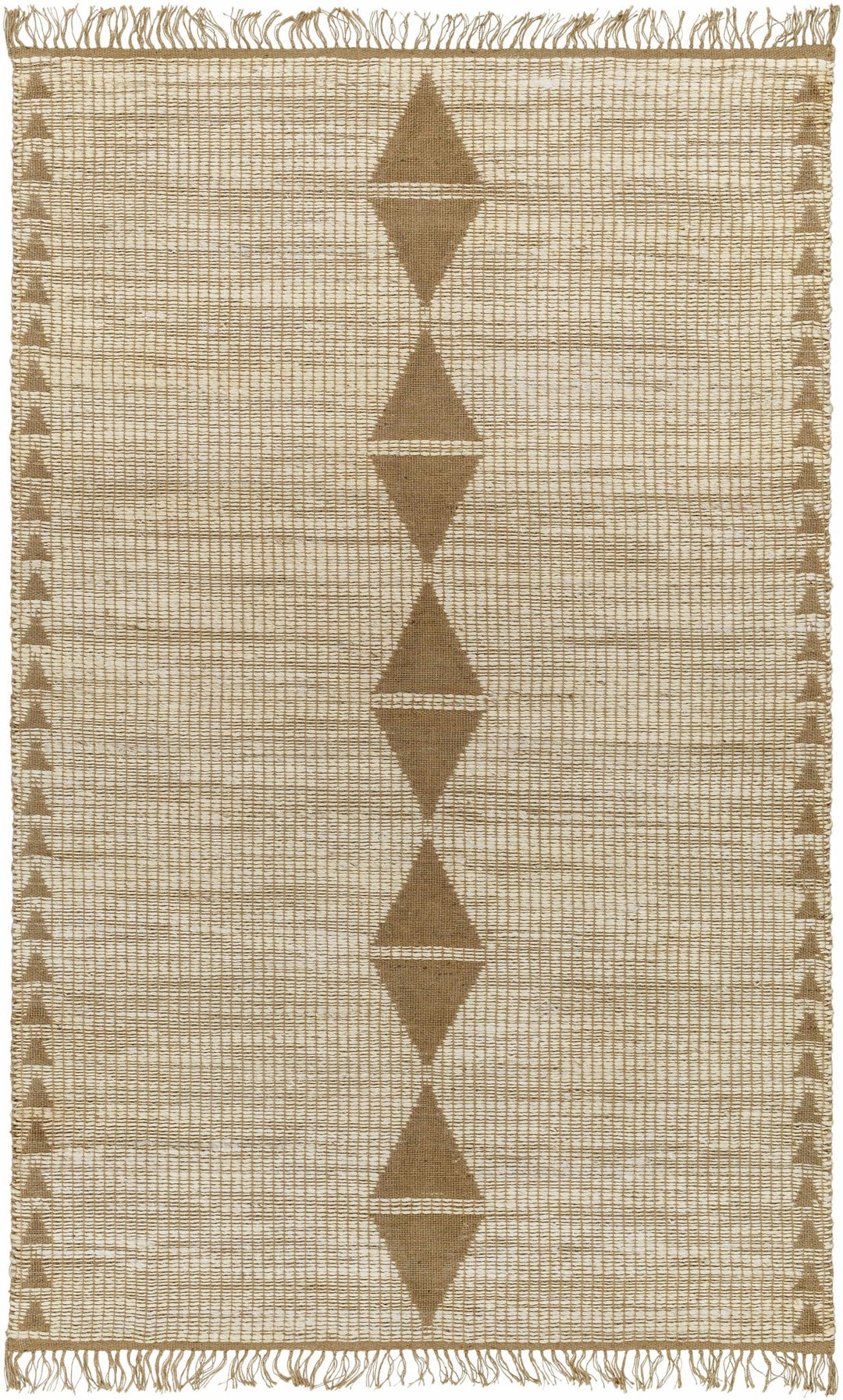 Marie Traditional Tan And Beige Hand Woven Rug - The Rug Decor