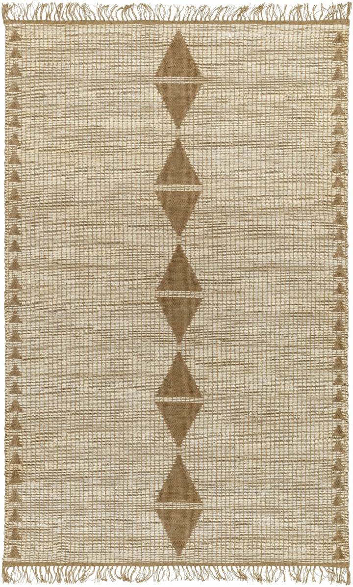Marie Traditional Tan And Beige Hand Woven Rug - The Rug Decor