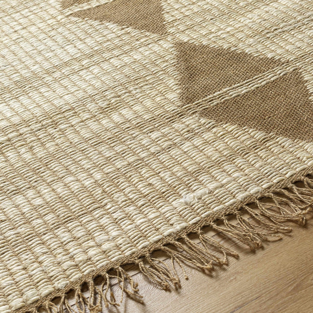 Marie Traditional Tan And Beige Hand Woven Rug - The Rug Decor
