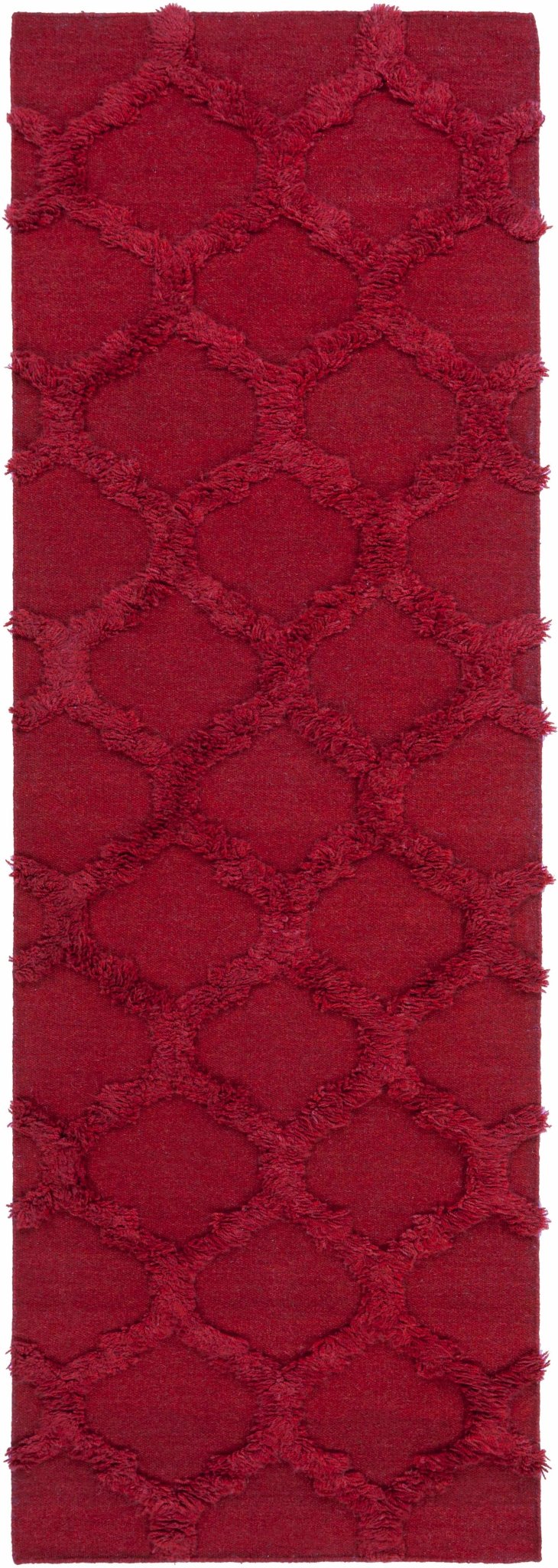 Marilla Contemporary Geometrical Red Area Rug - The Rug Decor