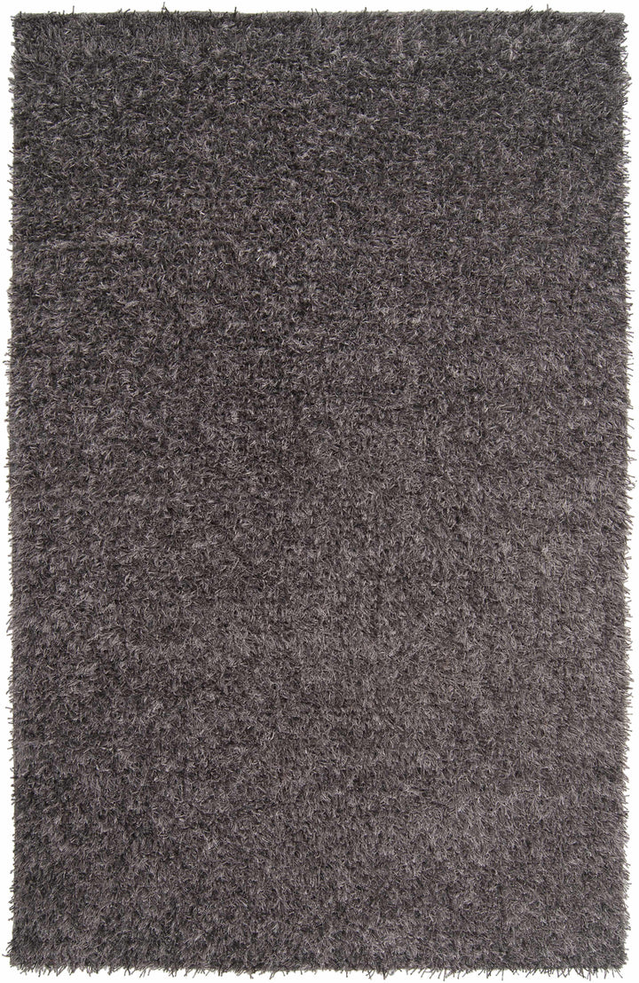 Mariposa Modern Solid Charcoal Area Rug