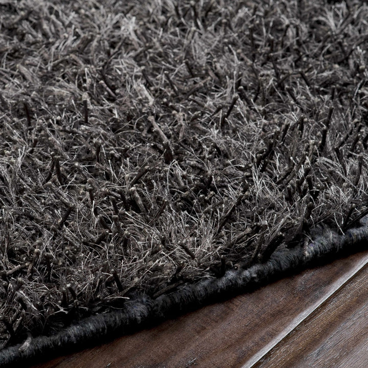 Mariposa Modern Solid Charcoal Area Rug - The Rug Decor