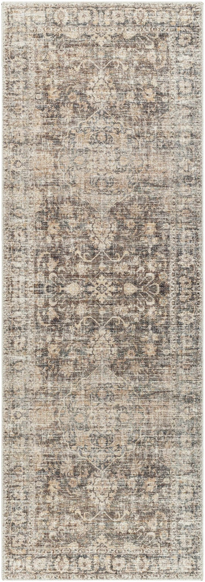 Marlene Traditional Brown And Gray Machine Woven Rug - The Rug Decor