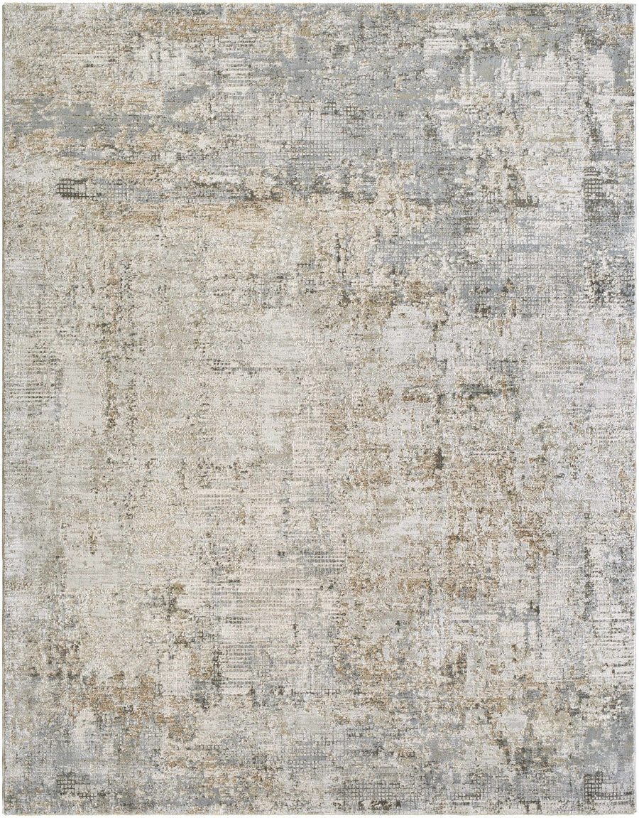 Marli Modern Abstract Design Beige And Gray Area Rug - The Rug Decor