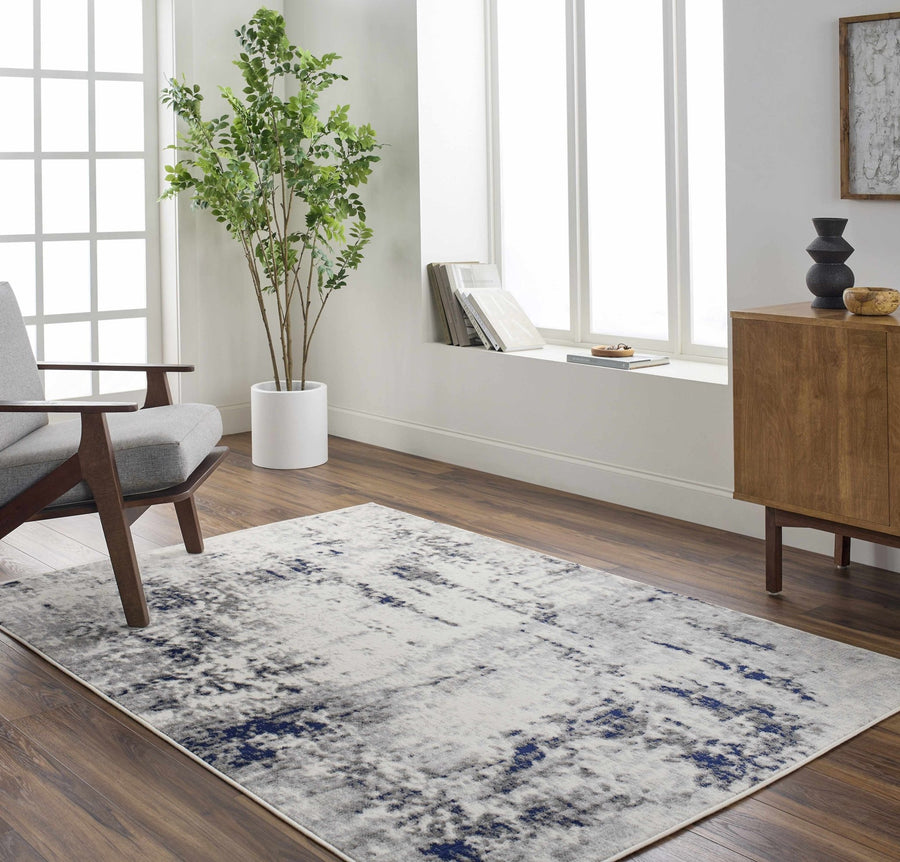 Marwa Modern Abstract Design Gray Area Rug - The Rug Decor