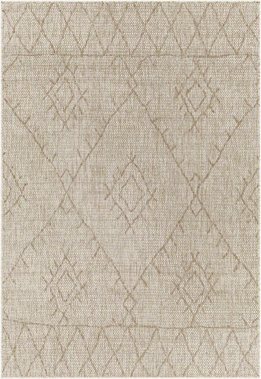 Marwood Bohemian Style Beige & Brown Nordic Rug - The Rug Decor