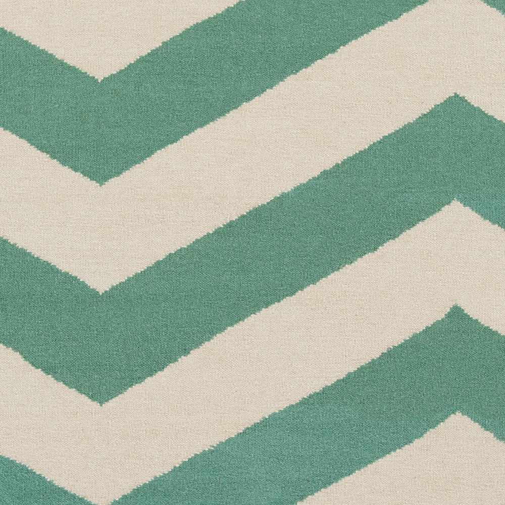 Masontown Geometrical Aqua Green And Ivory Rug - The Rug Decor