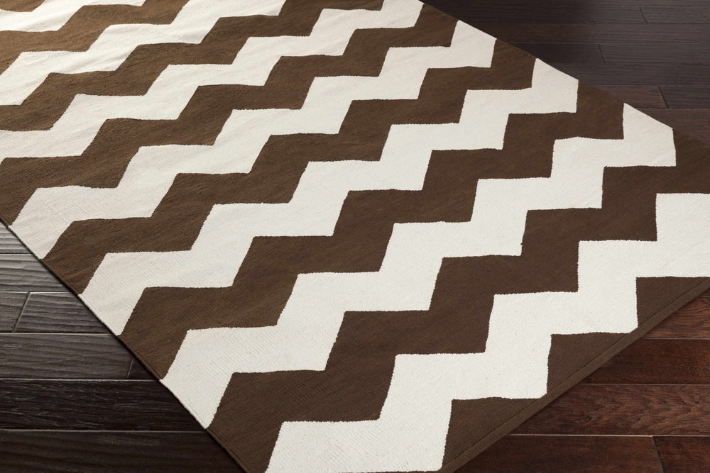 Masonville Brown And Ivory Geometrical Area Rug - The Rug Decor