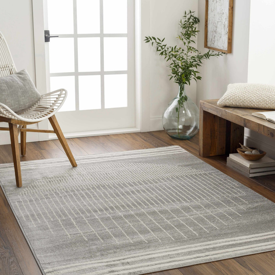 Massachusetts Contemporary Design Gray Area Rug - The Rug Decor