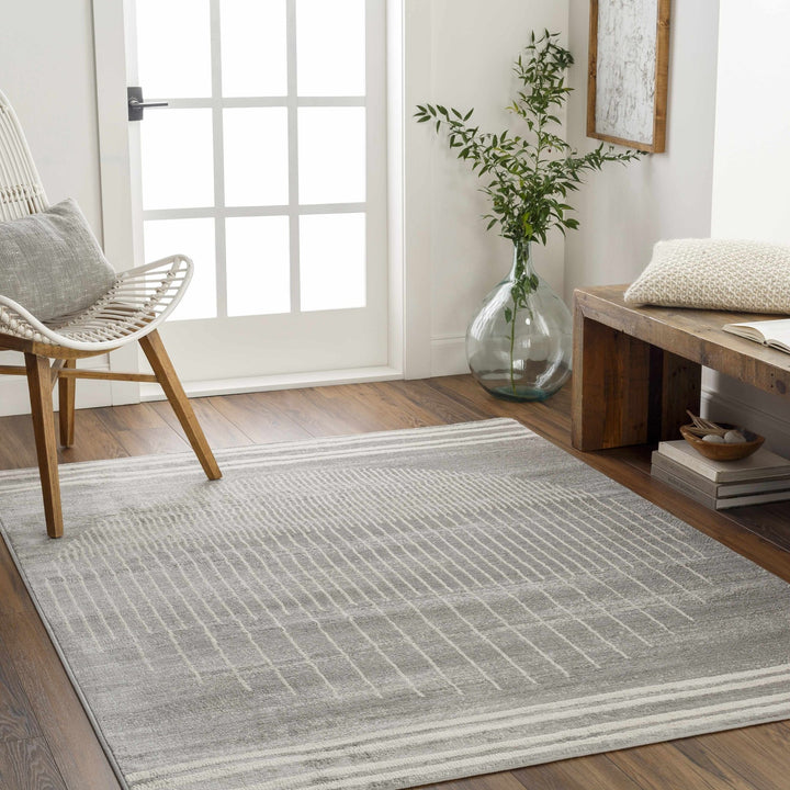 Massachusetts Contemporary Design Gray Area Rug - The Rug Decor