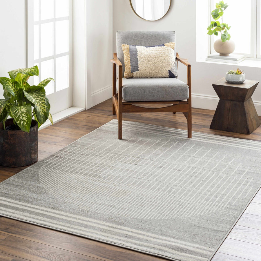Massachusetts Contemporary Design Gray Area Rug - The Rug Decor