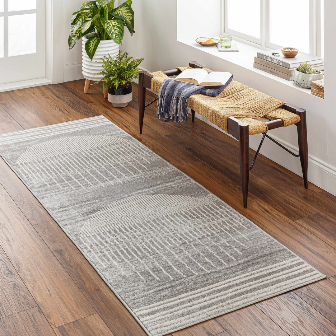 Massachusetts Contemporary Design Gray Area Rug - The Rug Decor