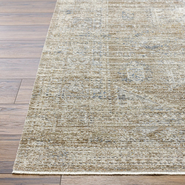 Matar Traditional Brown Machine Washable Area Rug - The Rug Decor