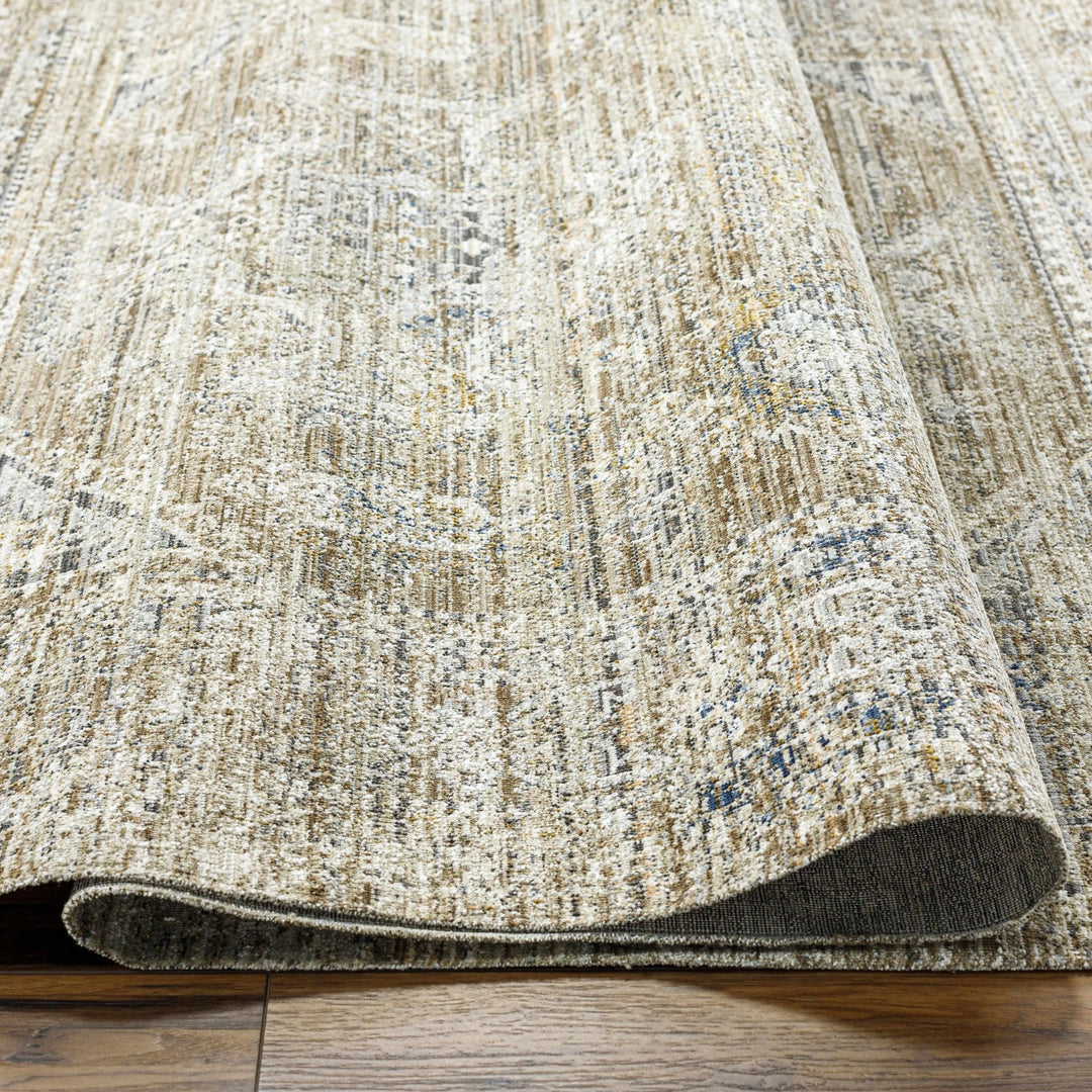 Matar Traditional Brown Machine Washable Area Rug - The Rug Decor