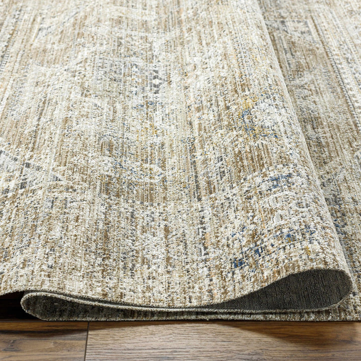 Matar Traditional Brown Machine Washable Area Rug - The Rug Decor
