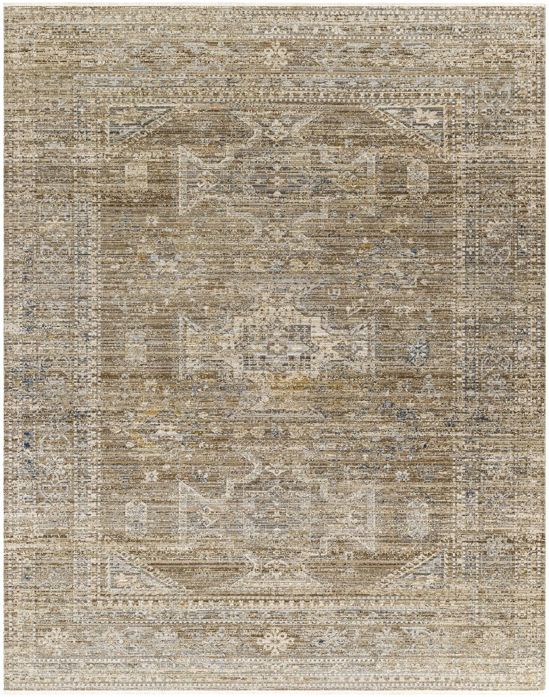 Matar Traditional Brown Machine Washable Area Rug - The Rug Decor