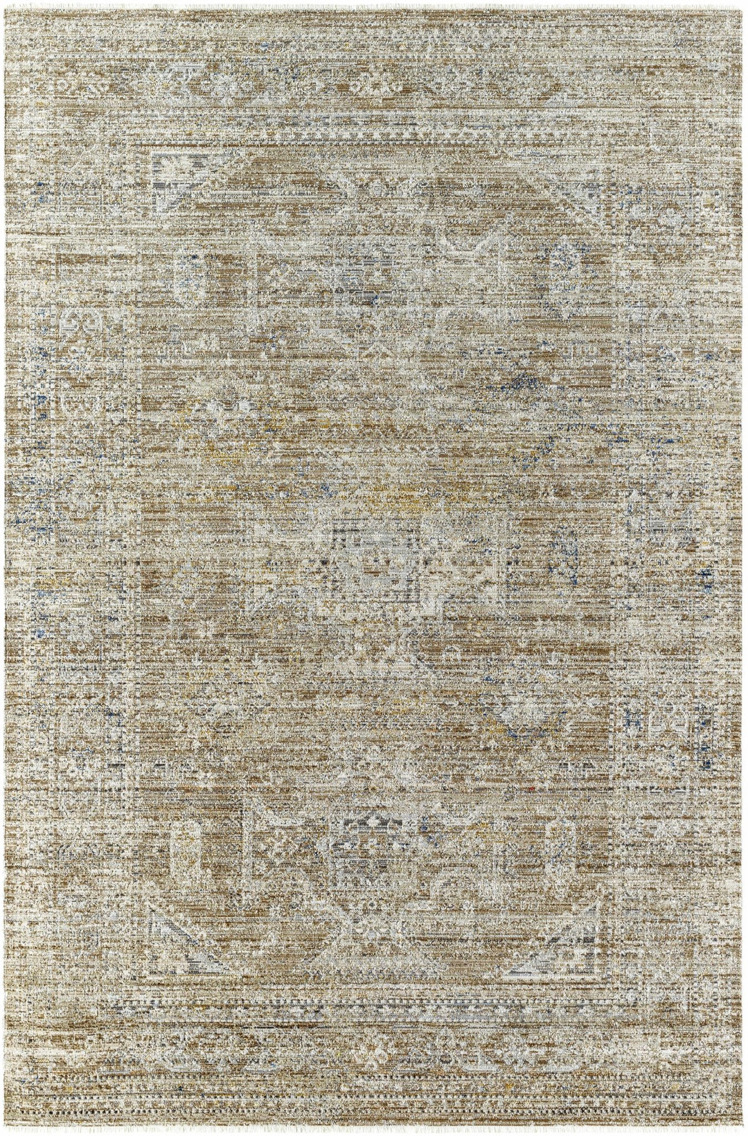 Matar Traditional Brown Machine Washable Area Rug - The Rug Decor