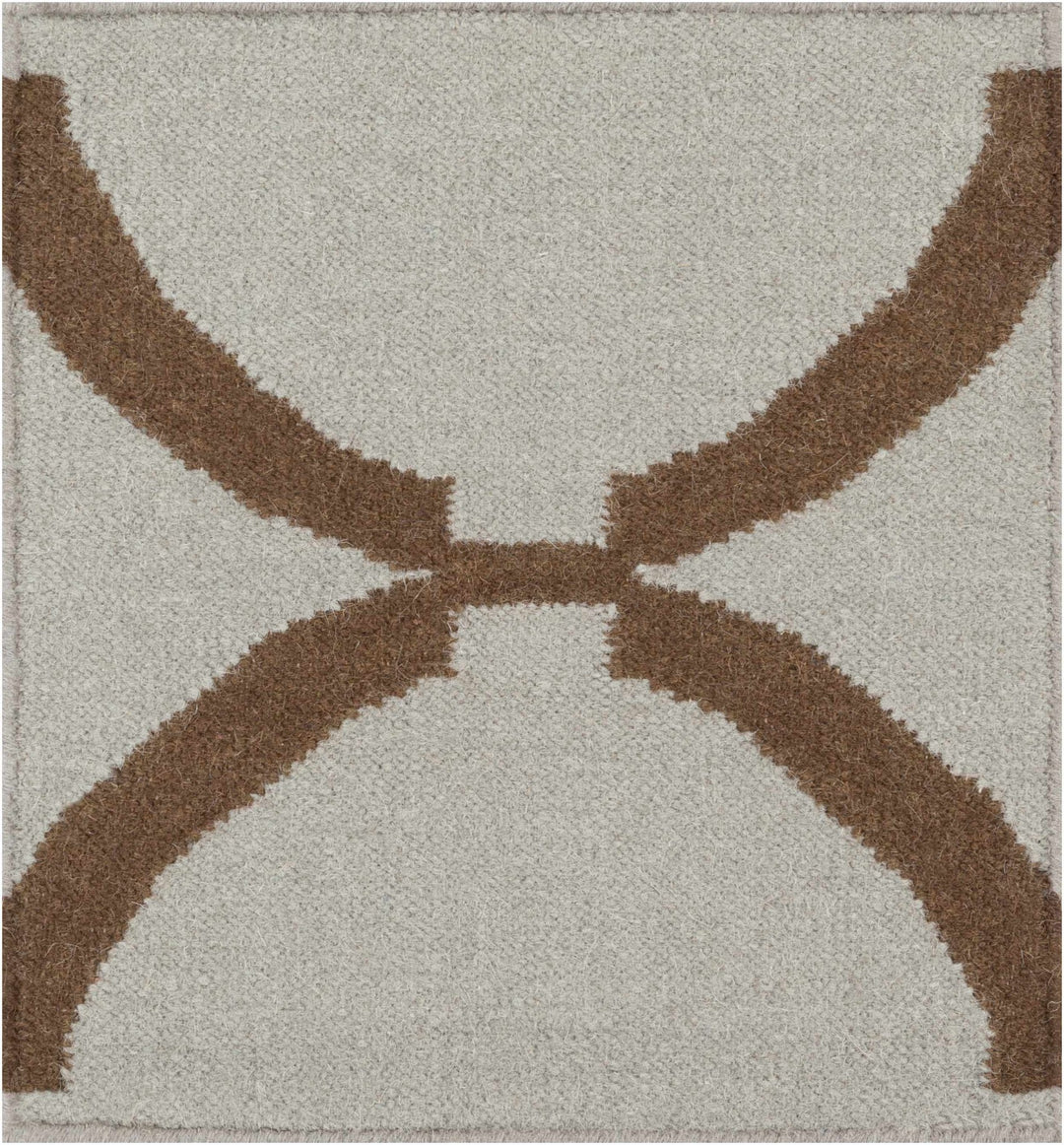 Matherville Beige And Brown Modern Style Hand Woven Area Rug - The Rug Decor