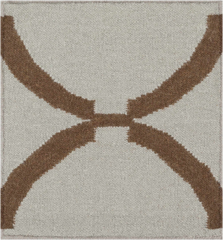 Matherville Beige And Brown Modern Style Hand Woven Area Rug - The Rug Decor