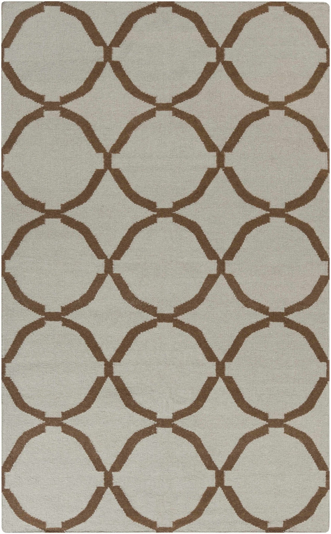 Matherville Beige And Brown Modern Style Hand Woven Area Rug - The Rug Decor