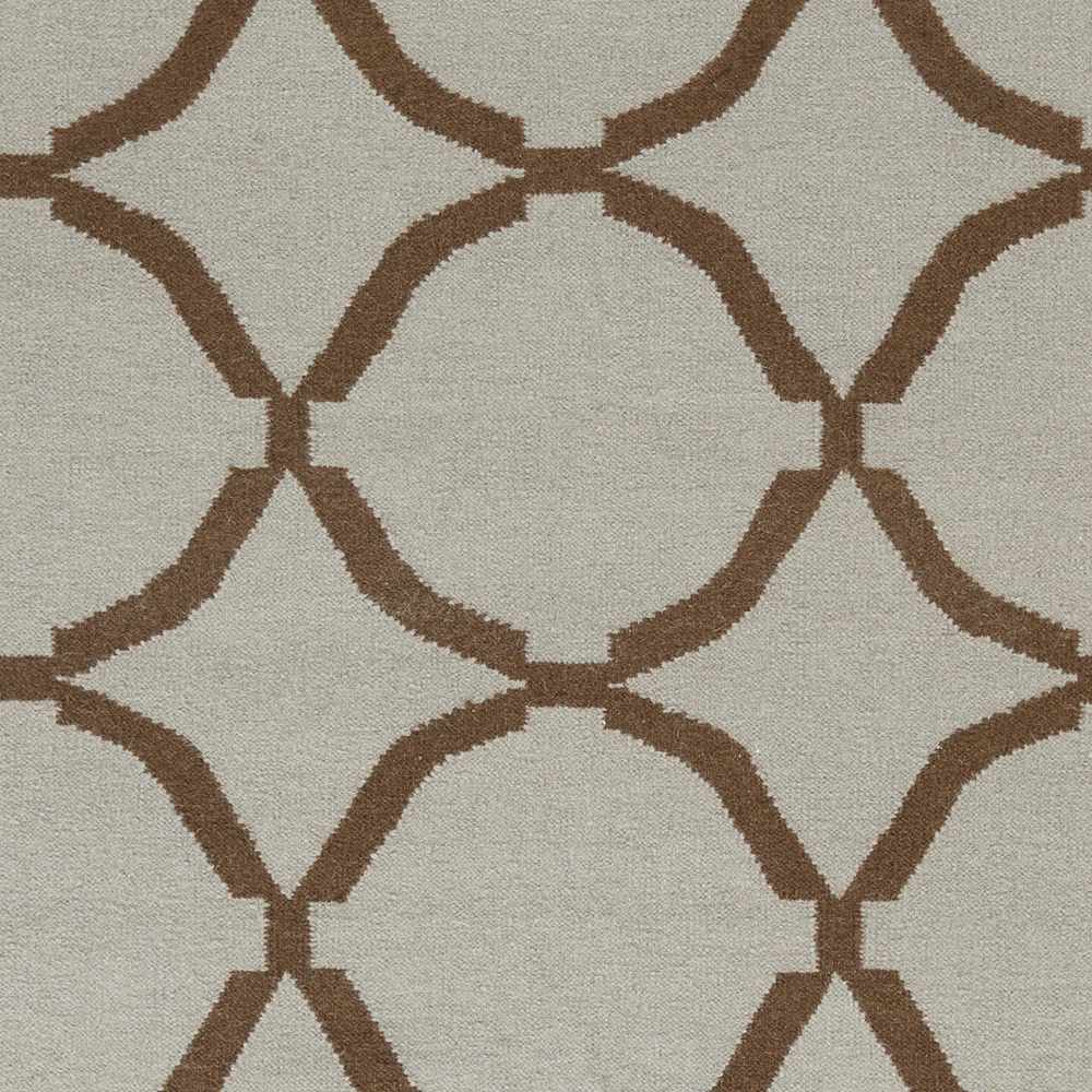 Matherville Beige And Brown Modern Style Hand Woven Area Rug - The Rug Decor