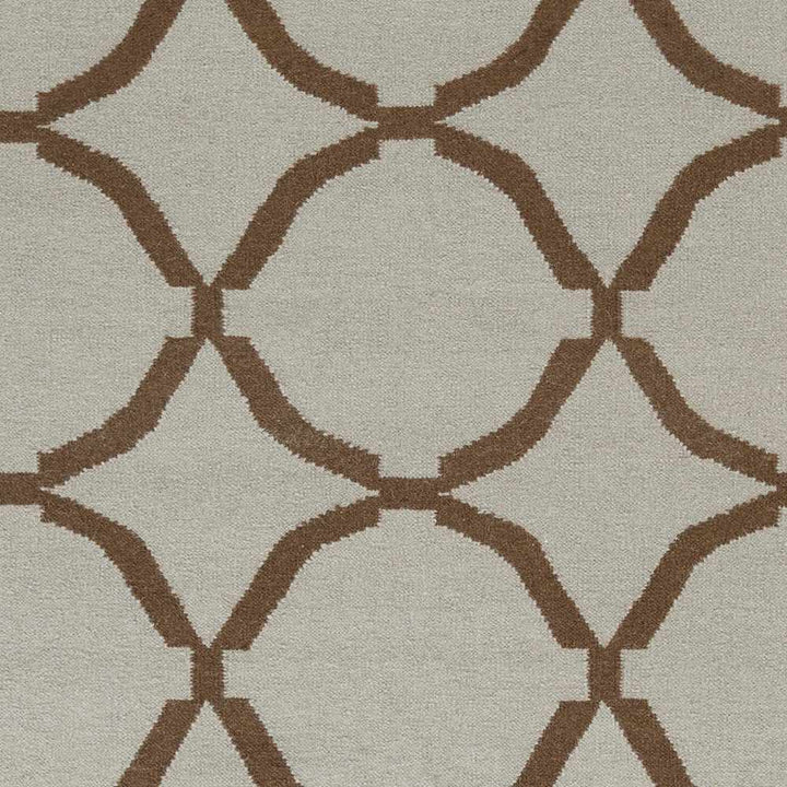Matherville Beige And Brown Modern Style Hand Woven Area Rug - The Rug Decor