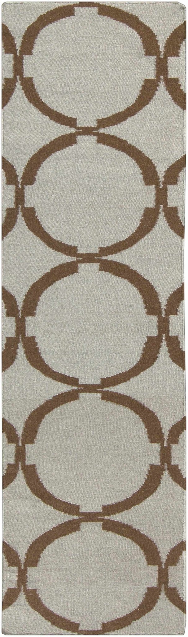 Matherville Beige And Brown Modern Style Hand Woven Area Rug - The Rug Decor
