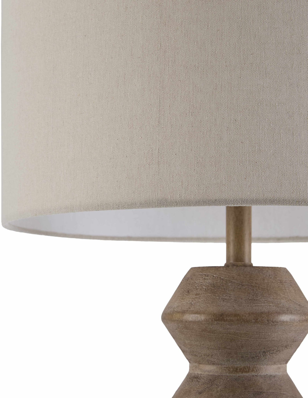 Matozinhos Modern Style Taupe Linen Floor Lamp - The Rug Decor