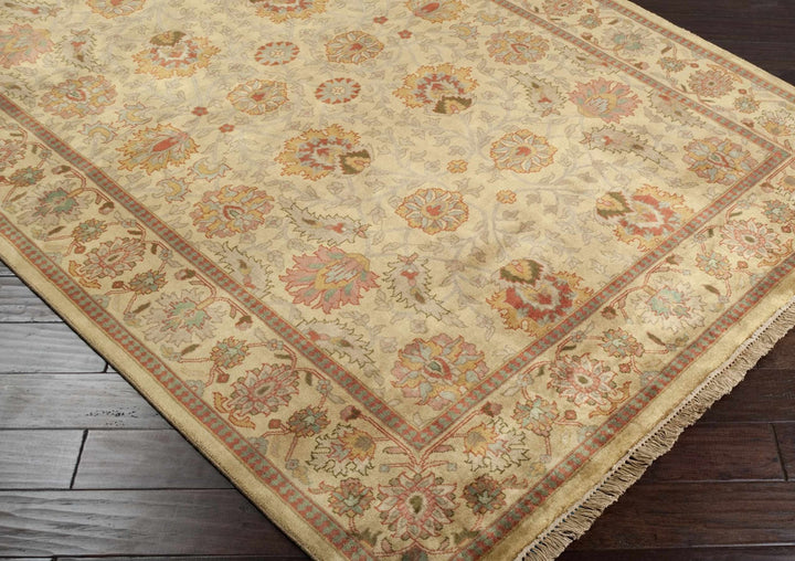 Maurice Beige Traditional Style Hand Knotted Area Rug - The Rug Decor
