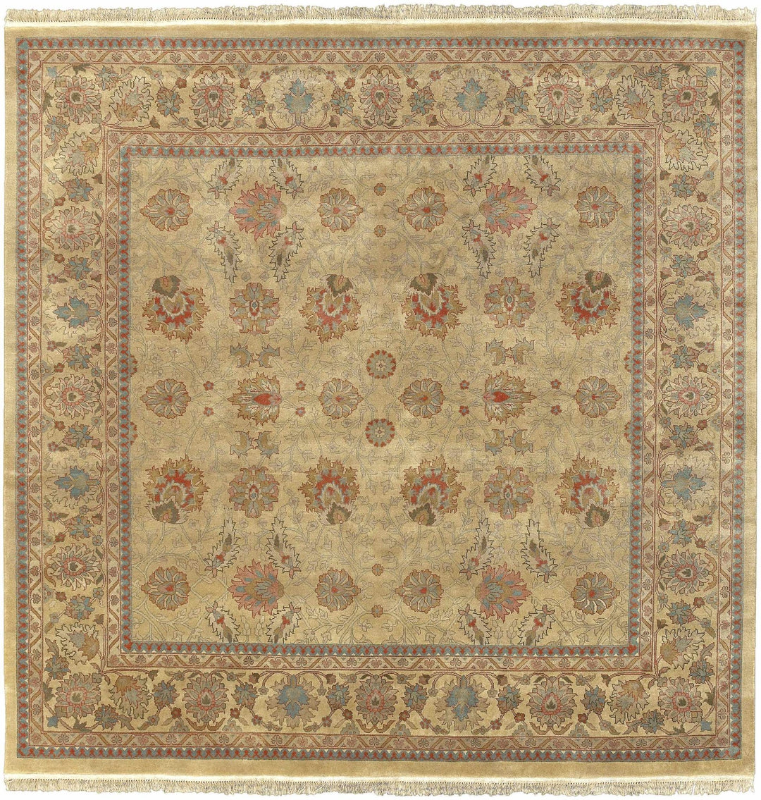 Maurice Beige Traditional Style Hand Knotted Area Rug - The Rug Decor