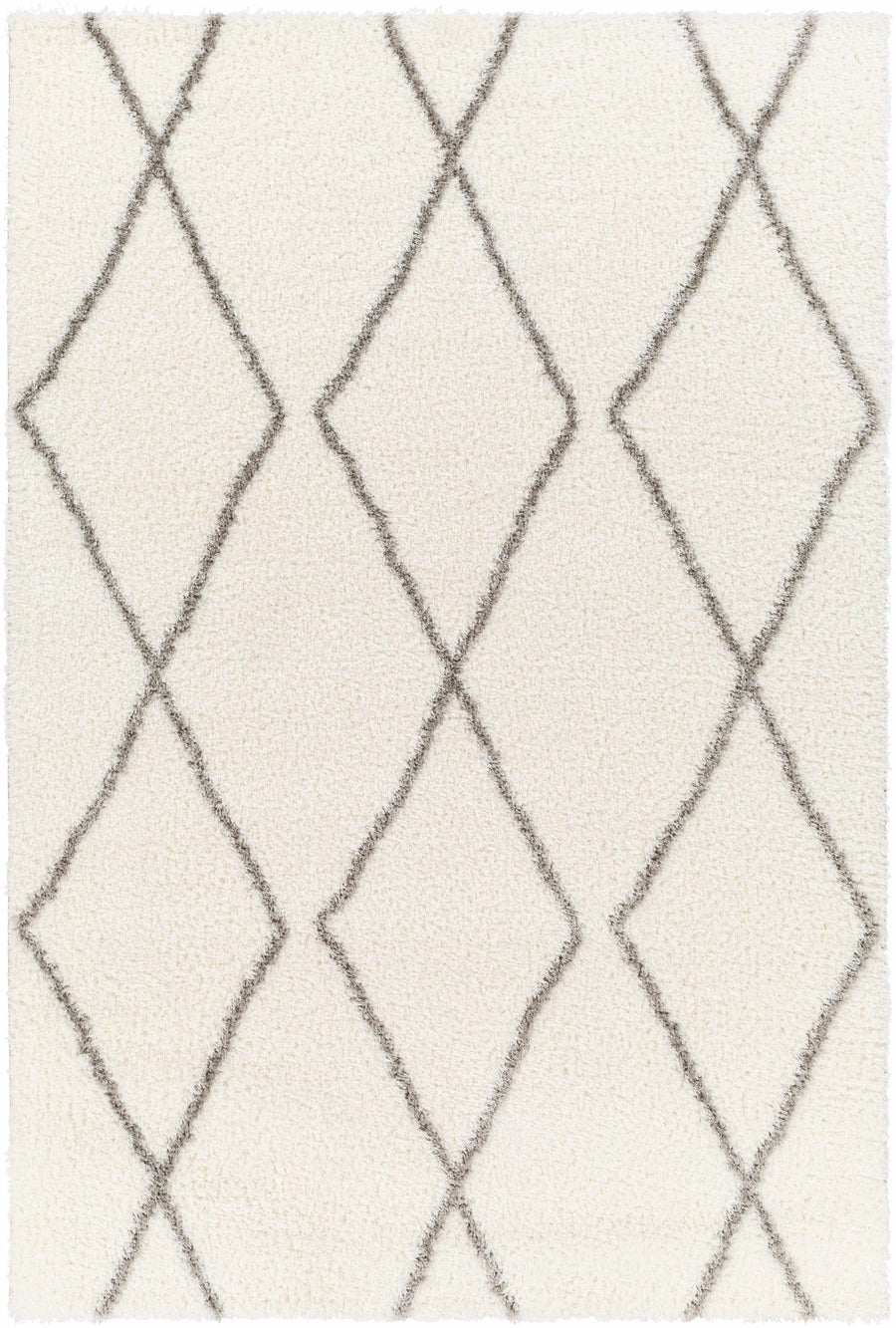 Maximiliano Ivory And Gray Contemporary Style Area Rug - The Rug Decor