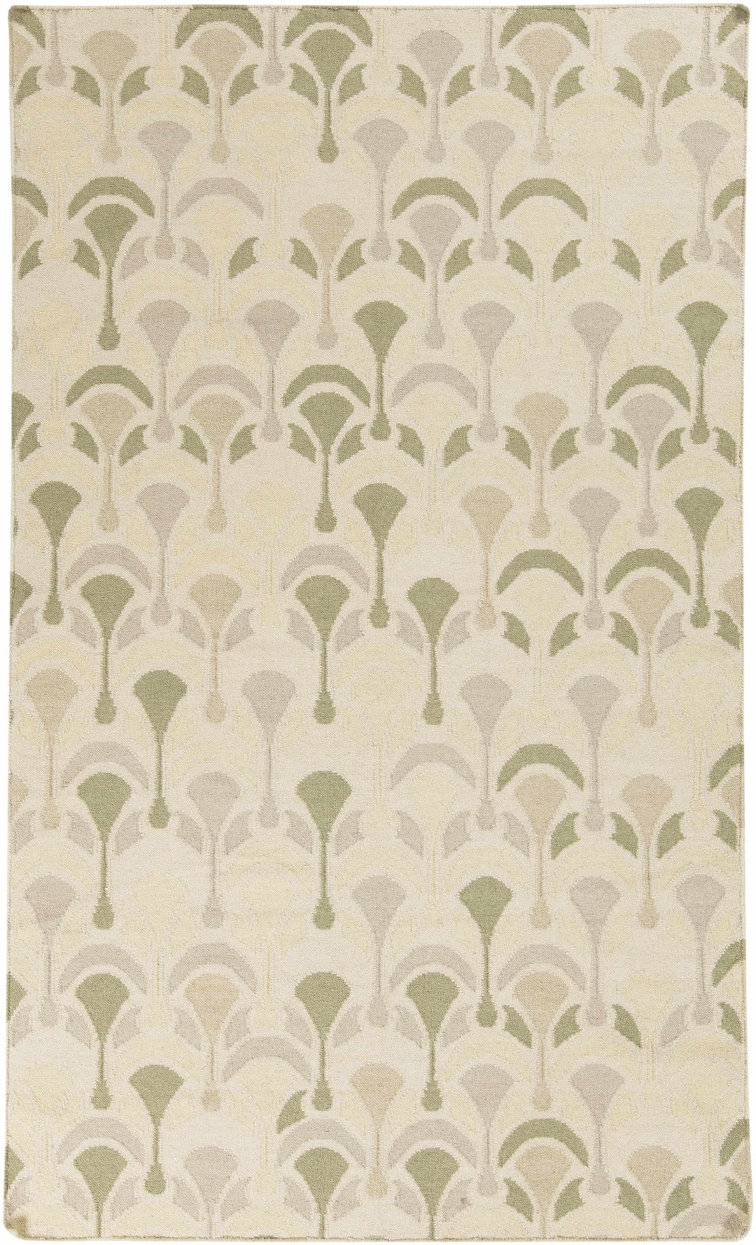 Mayesville Hand Woven Modern Style Beige And Olive Area Rug - The Rug Decor