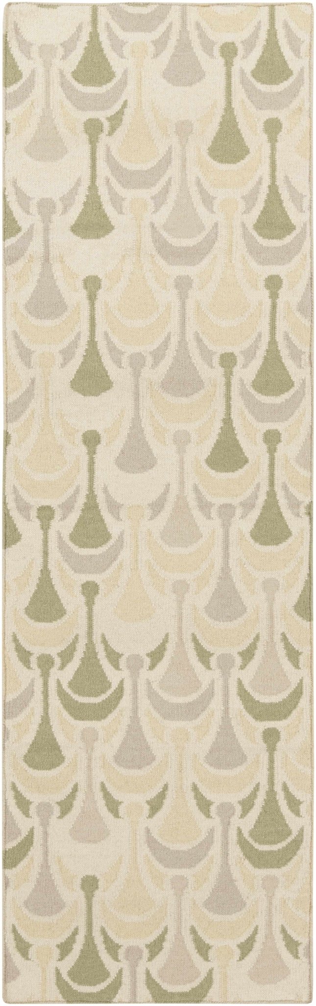 Mayesville Hand Woven Modern Style Beige And Olive Area Rug - The Rug Decor