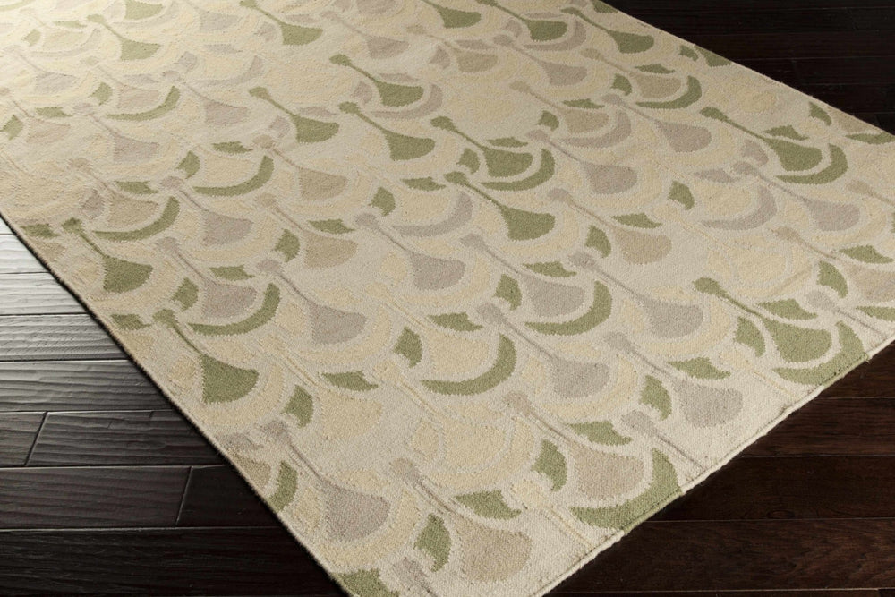 Mayesville Hand Woven Modern Style Beige And Olive Area Rug - The Rug Decor