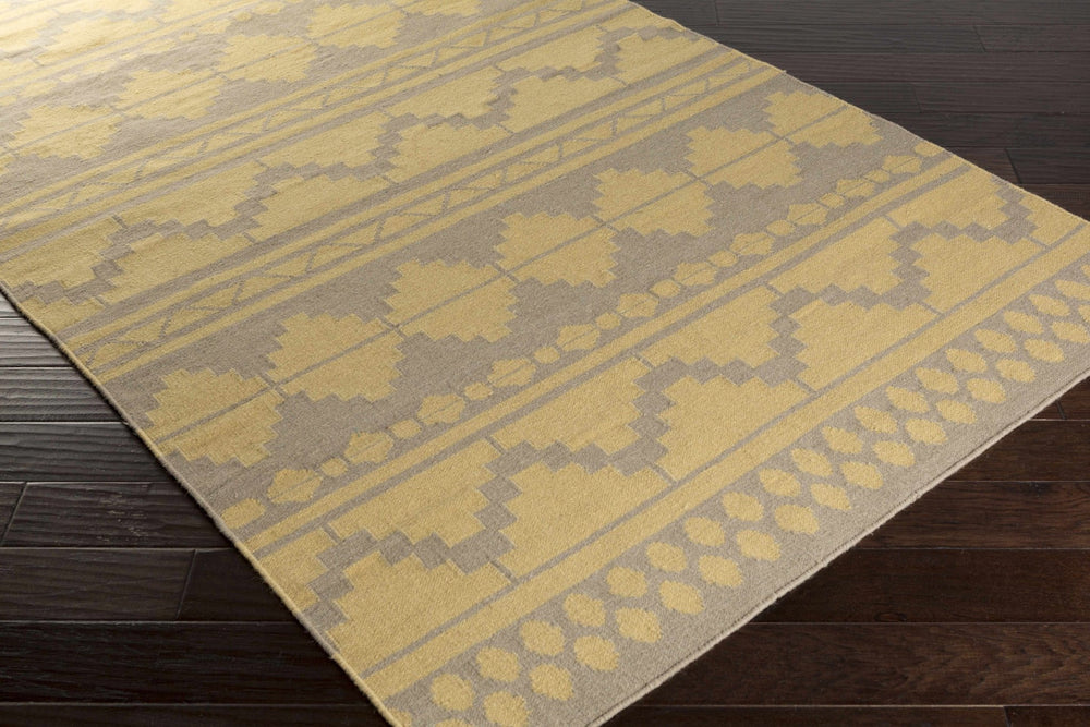 Mazon Modern Geometrical Design Beige And Gray Area Rug - The Rug Decor