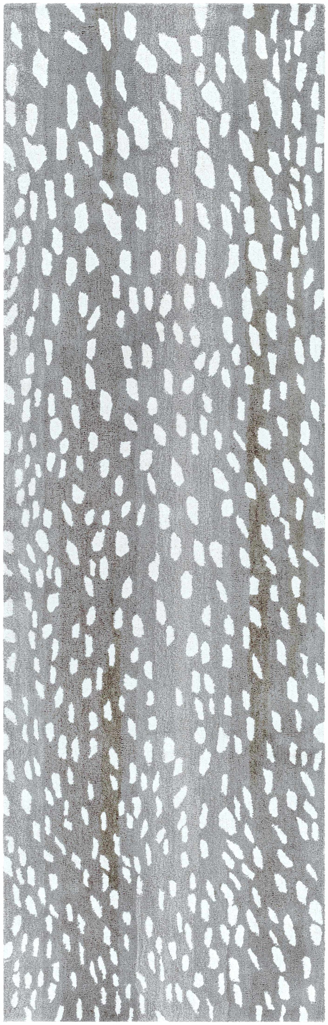 Amberley Gray And Ivory Modern Style Hand Tufted Area Rug