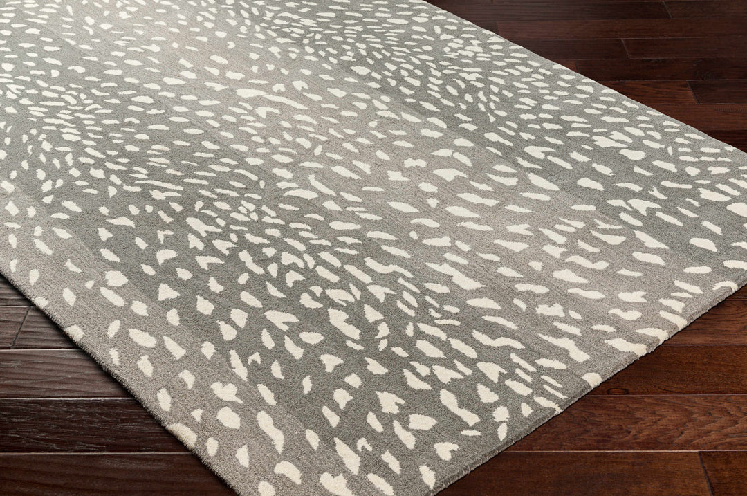 Amberley Gray And Ivory Modern Style Hand Tufted Area Rug