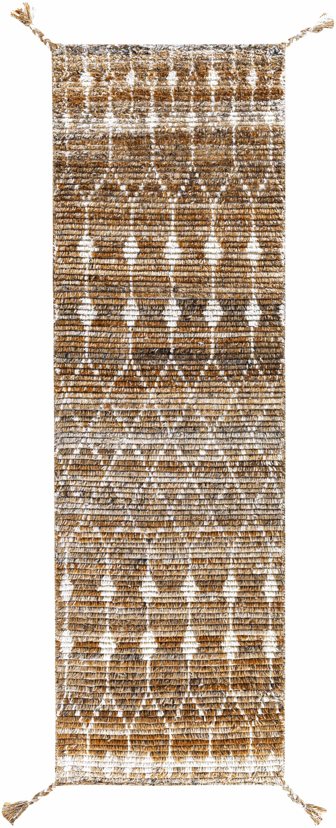 Mccombs Modern Geometric Brown & Ivory Area Rug