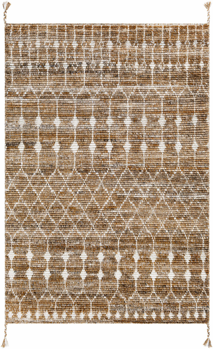Mccombs Modern Geometric Brown & Ivory Area Rug