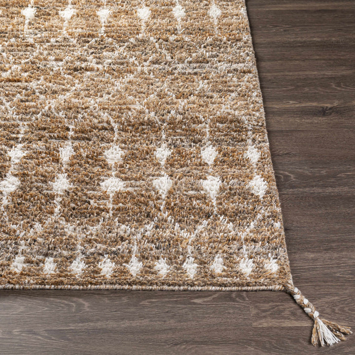 Mccombs Modern Geometric Brown & Ivory Area Rug