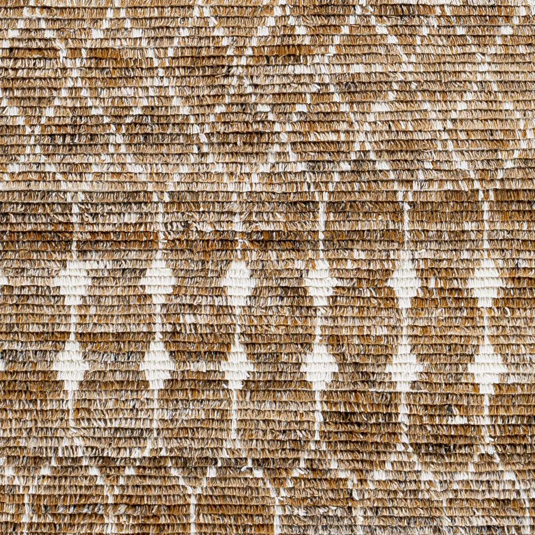 Mccombs Modern Geometric Brown & Ivory Area Rug