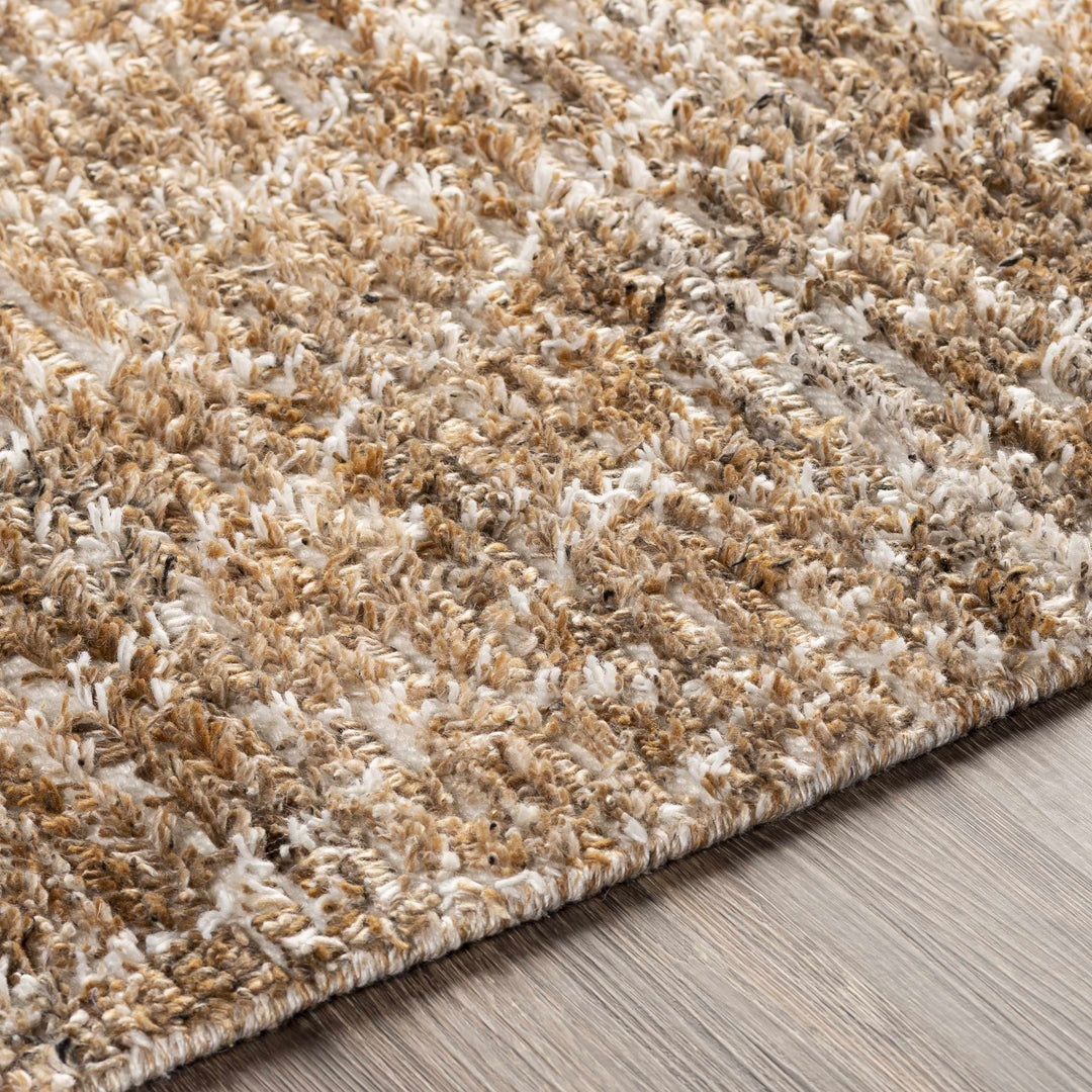 Mccombs Modern Geometric Brown & Ivory Area Rug