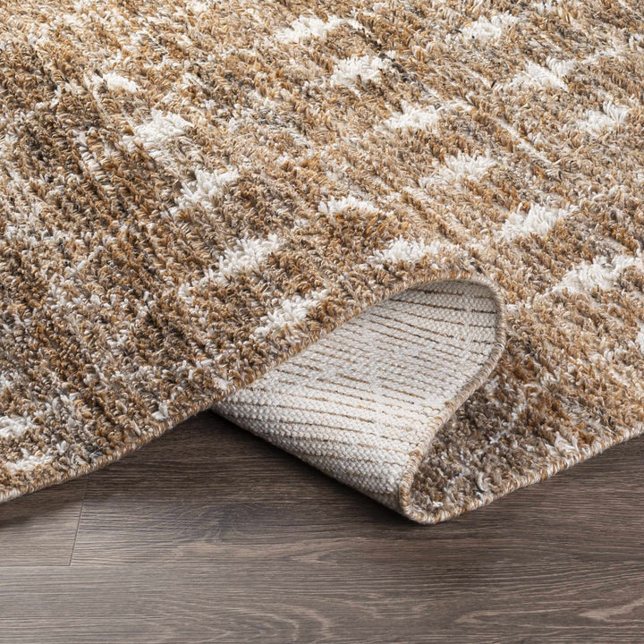 Mccombs Modern Geometric Brown & Ivory Area Rug - The Rug Decor
