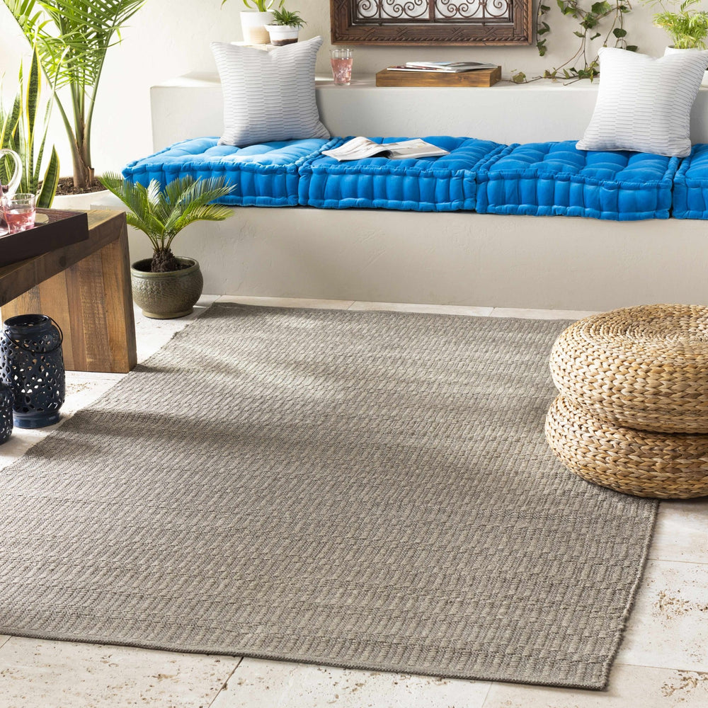 Mcdonough Modern Solid Gray Hand Woven Area Rug - The Rug Decor