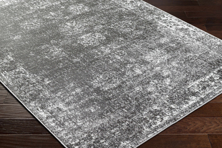Michi Modern Abstract Design Charcoal And Grey Area Rug