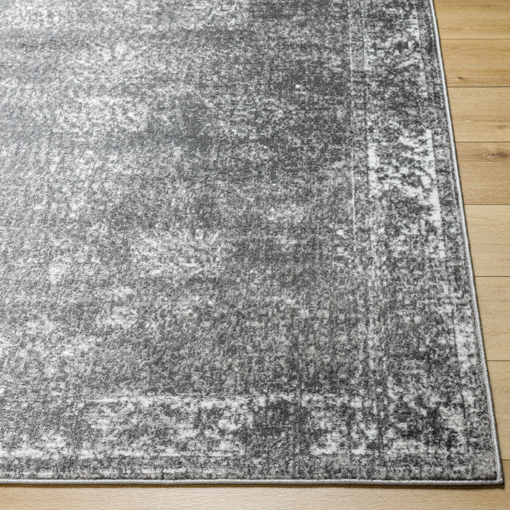 Michi Modern Abstract Design Charcoal And Grey Area Rug