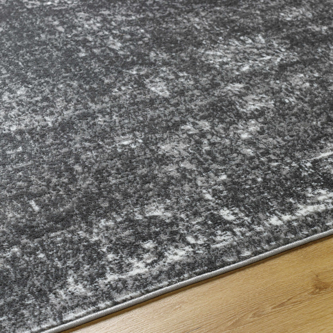 Michi Modern Abstract Design Charcoal And Grey Area Rug