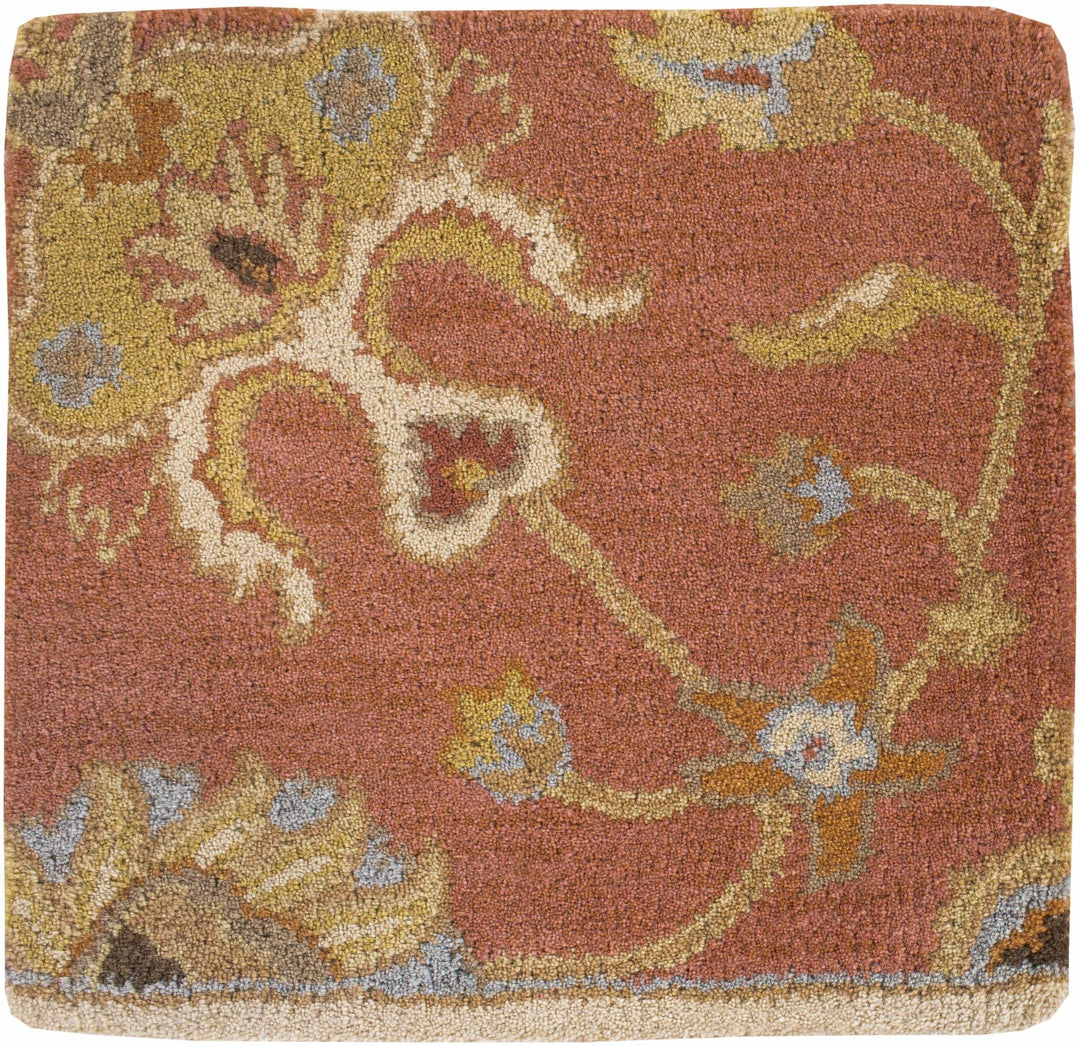 Mckeesport Traditional Persian Design Hand Tufted Rust Wool Rug - The Rug Decor