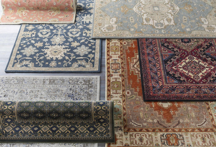 Mckeesport Traditional Persian Design Hand Tufted Rust Wool Rug - The Rug Decor